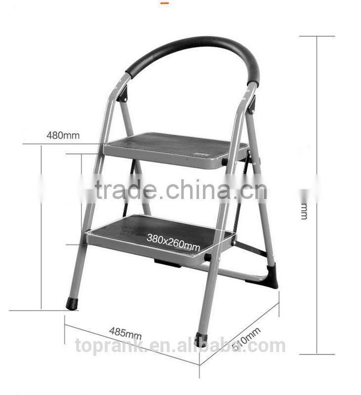 STEEL 2 STEP LADDER KITCHEN STOOL