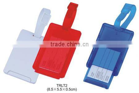 Reusable Plastic Luggage Tag Name Address Suitcase luggage tag wholesale