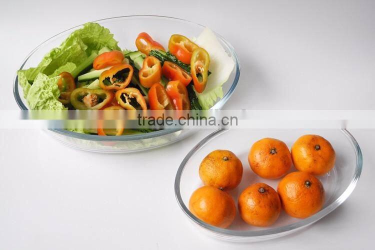 heat resistance glass fish baking tray dish for oven
