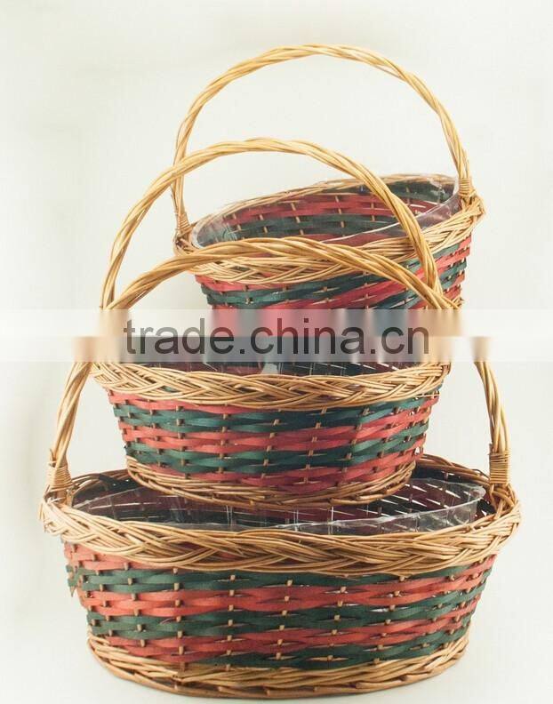 Basket Product Type and Holiday Decoration & Gift Use basket wicker