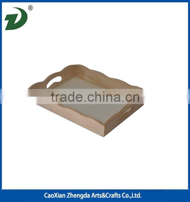 Decorative wooden tray