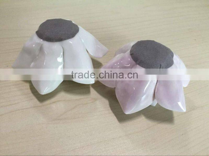 high quality ceramic lotus shape candle holder