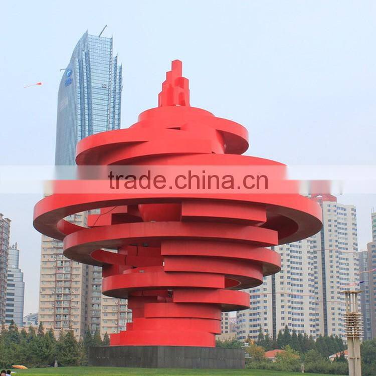 contemporary outdoor decorations stainless steel kinetic sculpture for garden