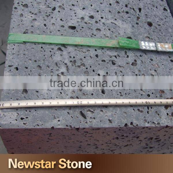 Sawn cut lava stone black lava rock price