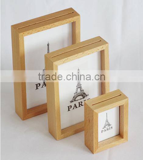 Beech Wood Picture Frame Wooden Photo Frame