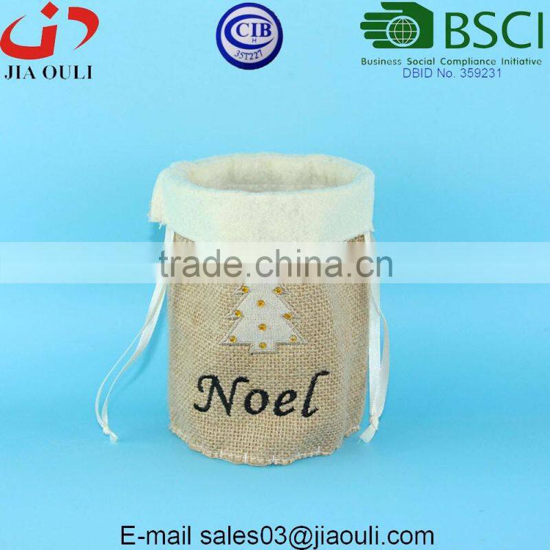 New design felt planter Bags with screenprinting Gunny Plant Pot bag