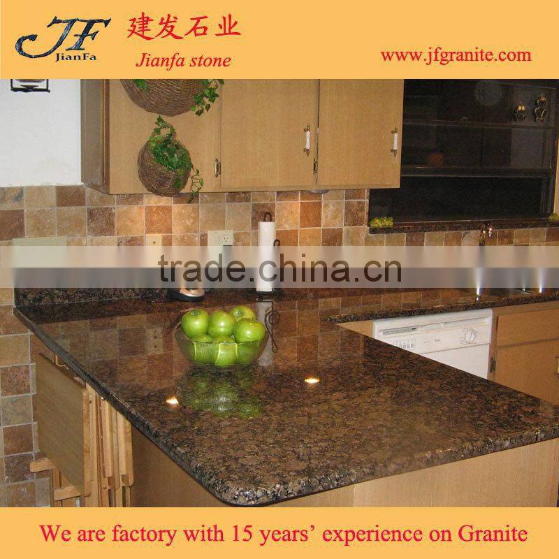 Factory direct selling granite kitchen countertop baltic braun granite with great price