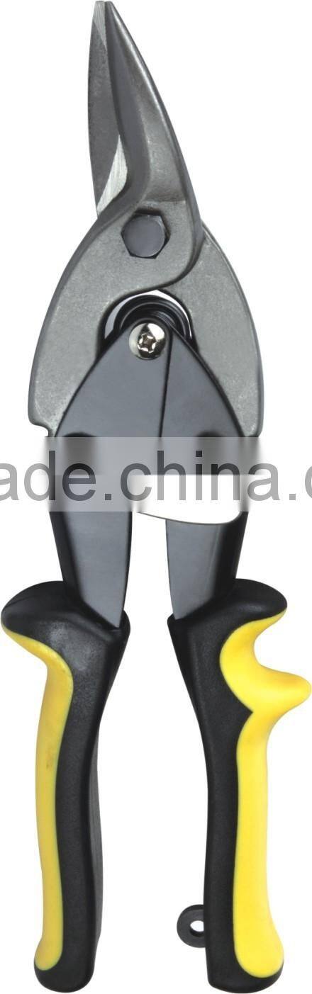 Double color PVC handle right side aviation tin snip pliers