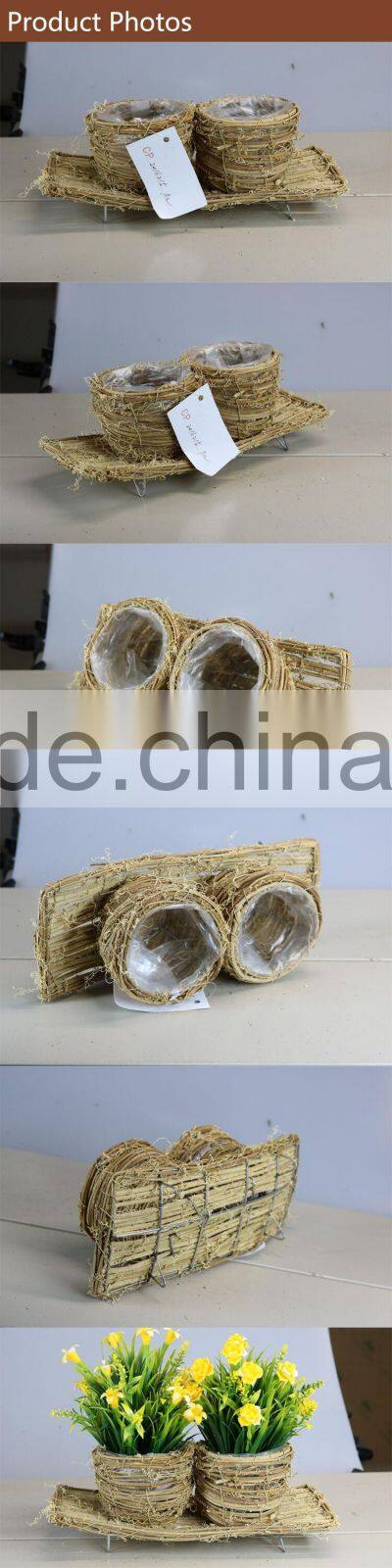 Woven Garden Flower Pot Basket