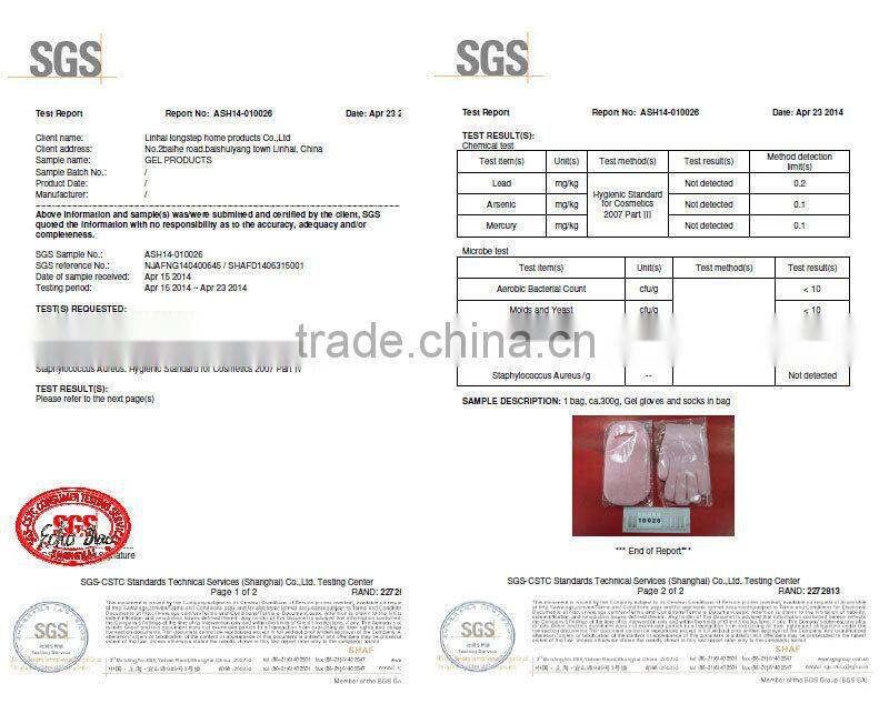 SGS Rose Oil Moist Tendering Protect moisturizing spa gel gloves