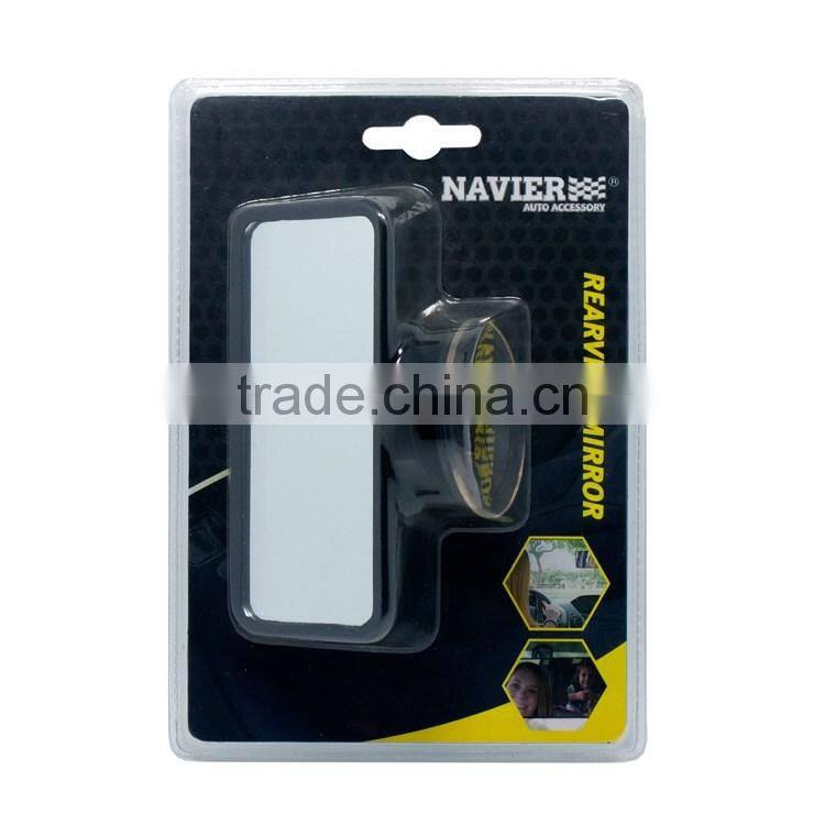 Wide Angle Round Convex Car Rearview Mirror with suction cup