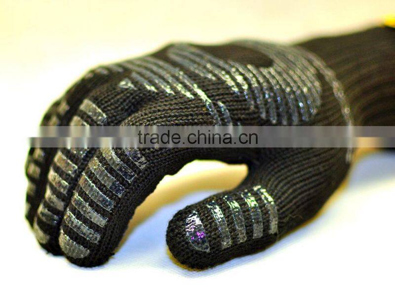 Amazon Silicon Heat Resistant Fireplace And Barbecue Pit Mitt BBQ Gloves,Kitchen Oven Use Heat Resistant Gloves