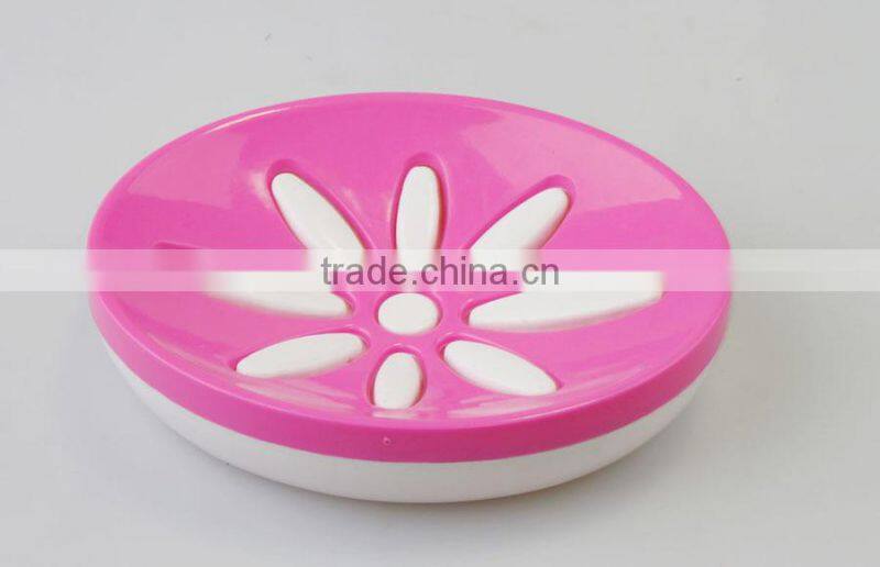 Home Using PP Materical Flower Pattern Plastic Soap Dishes