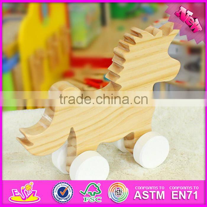 2016 new design children toys wooden unicorn W05B151