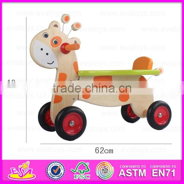 2016 best sale lovely wooden baby tricycle W16A024