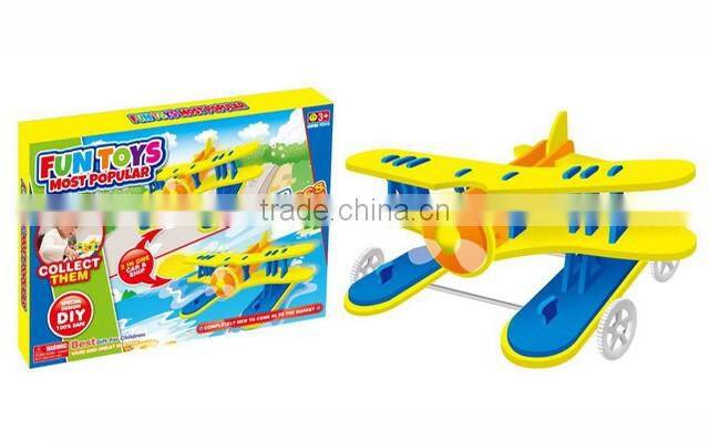 The best Christmas gift diy puzzie electric car for kids