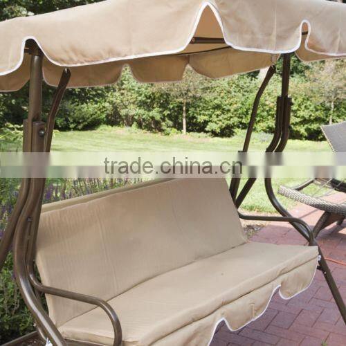 Manufactory directly supply th 3 seats outdoor swing chair garden swing chair for hot sale