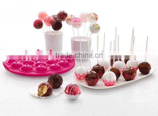 Silicone chocolate mould ball shape jelly cake mould cake decorating perforated baking tray