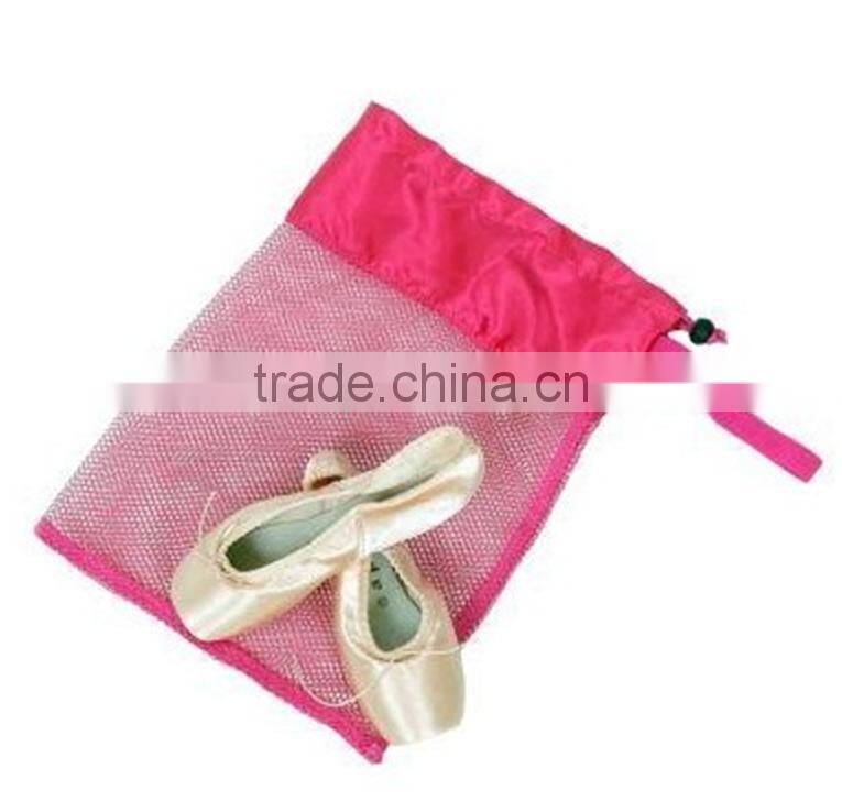 Drawstring Mesh Dance Shoe Bag