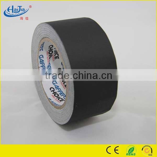 Pro grade Gaff matte black Gaffers Tape 2" Wide X 60 yrd Roll Gaff