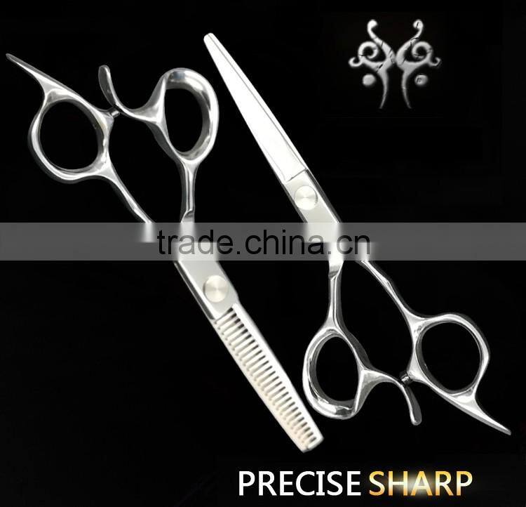Reversed Blade Hair Scissors Made Of Japanese Cobalt Steel Barber Scissors