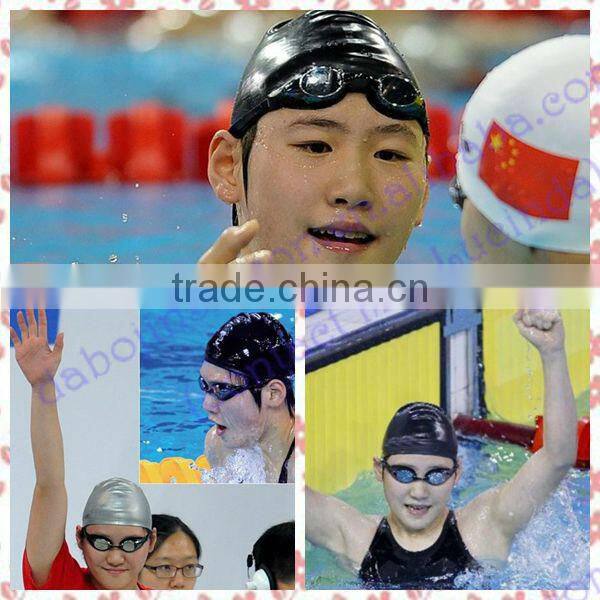 colorful swimming hat/swim hats for women/waterproof swimming hat(FDA, LFGB)