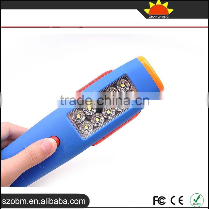 2016 wholesale OEM 3 Mode LED Plastic Signal Light Flashlight Torch