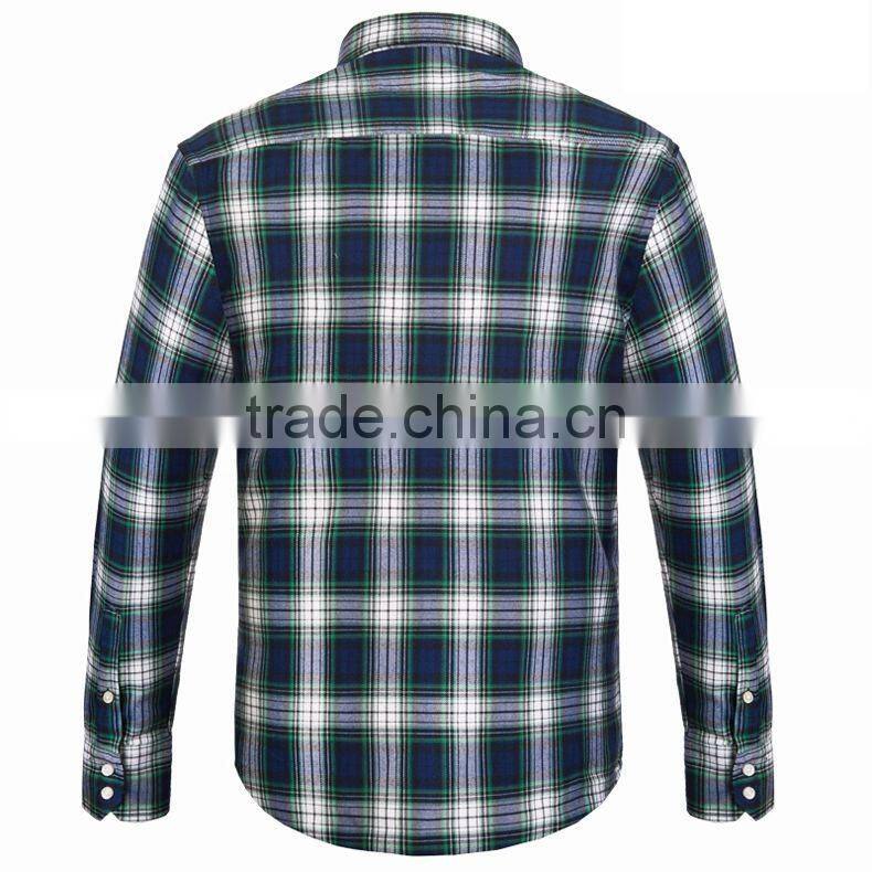 Wholesale OEM/ODM Pattern Long Sleeve 100% Cotton Shirt