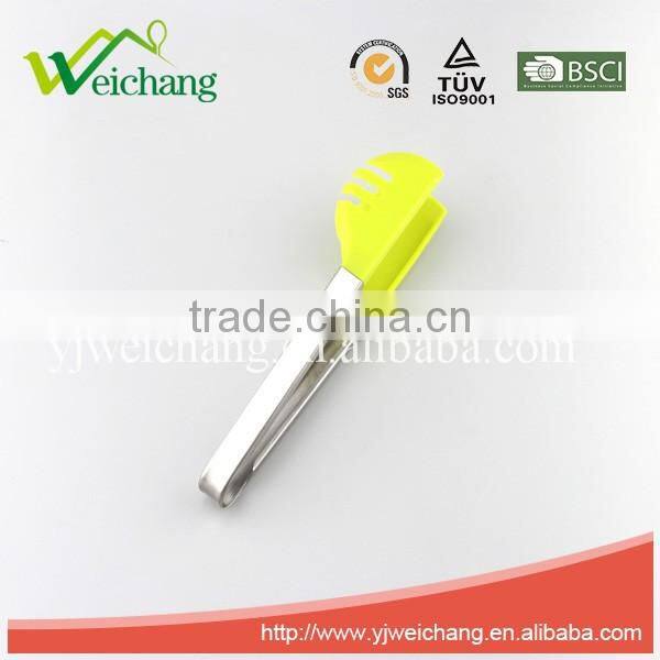 WCE7012 Premium nylon with high quality stainless steel Kitchen Tongs Food Tong Good Grip