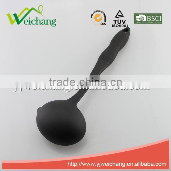 WCA034 Premium Nylon utensils SOUP LADLE Cooking Utensil Gadgets Set with TPR handle (Multi-color)