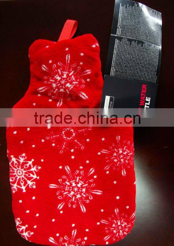 Factory Supply Directly Embroidered Hot Water Bottle Cover