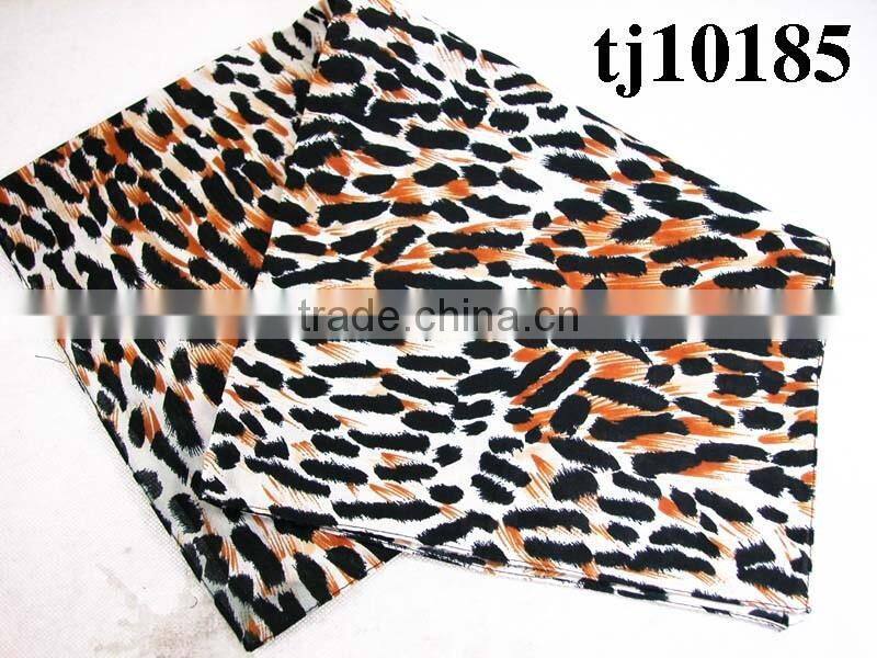 3 colors multifunctional leopard print square bandana