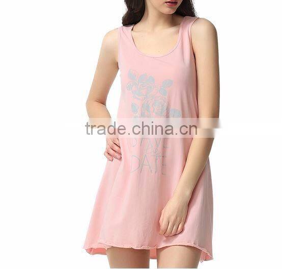 Wholesale night sleeping dress for women custom women's fashion ladies wear dress