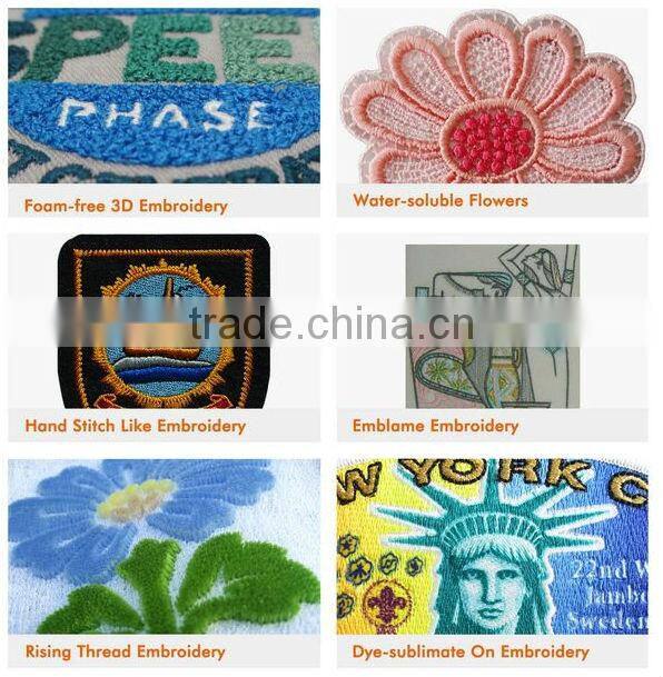 china hot sale china factory directly personalized eagle custom embroidery lace patch