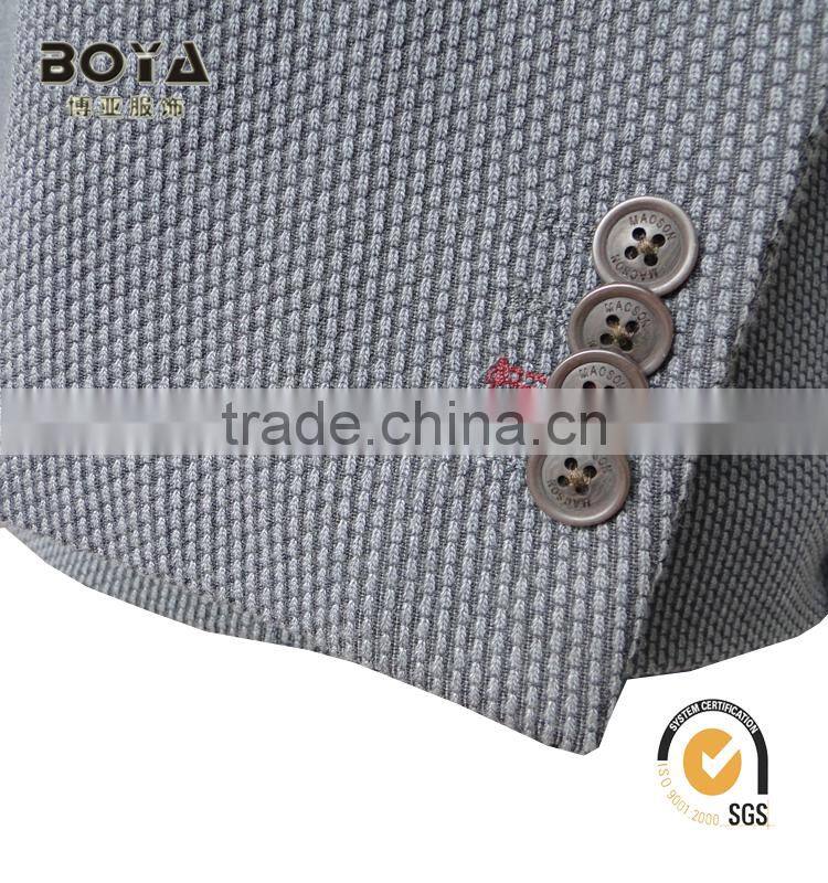 New arrival mens regular fit casual suit cheap blazer with contrast color lining