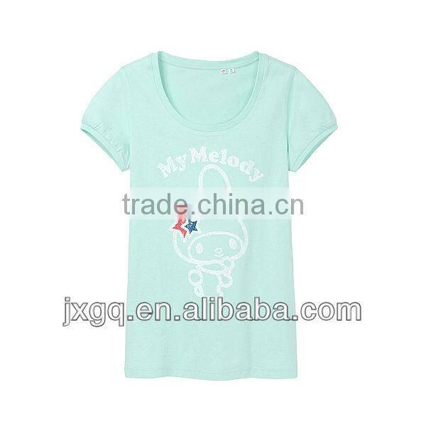 T shirts manufacturers in china wholesale cheap price 100% cotton women t shirt