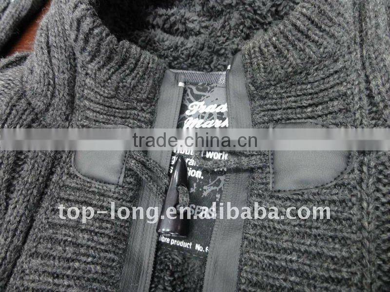 MAN SWEATER WITH HOOD CARDIGAN