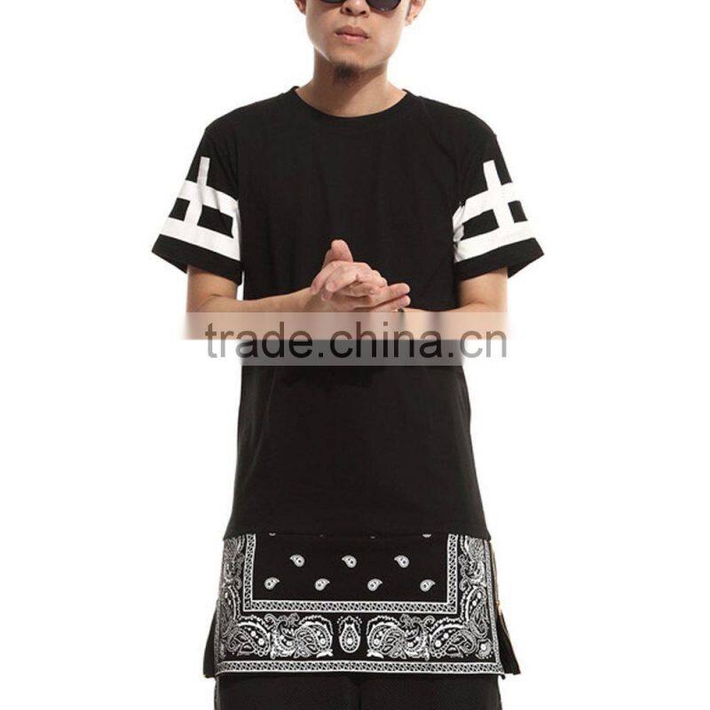 2016 fashion new design youth long tail t shirt
