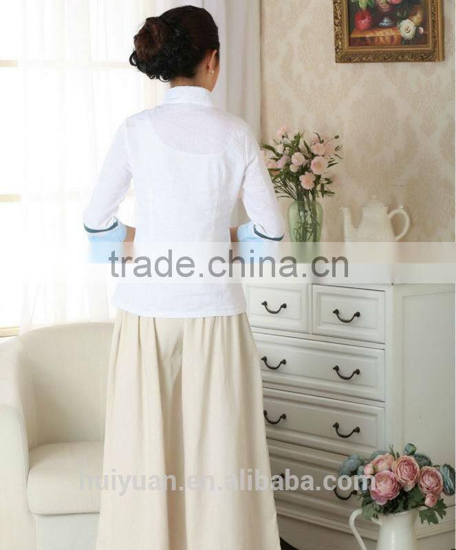 newest design hotel receptionist uniforms top + trousers