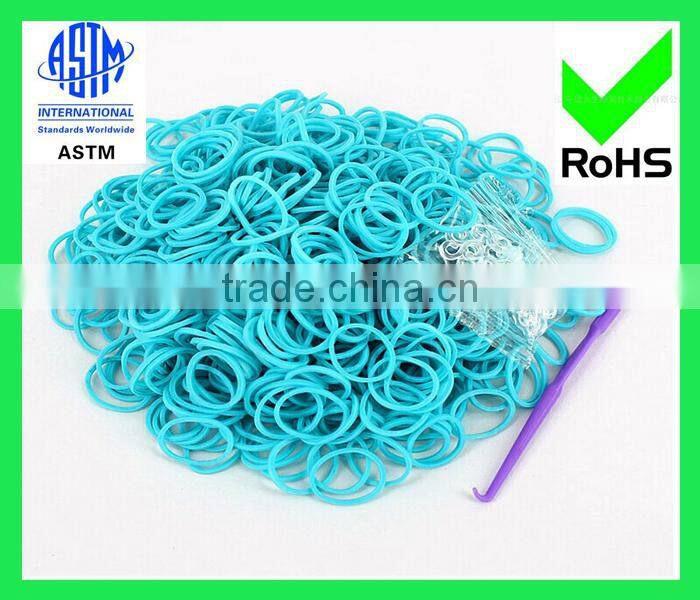 new arrival crazy selling rainbow rubber loom bands wholesale from China