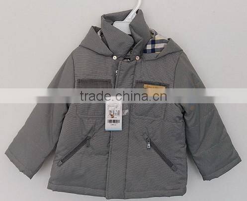 baby boys cute grey ski coat for winter
