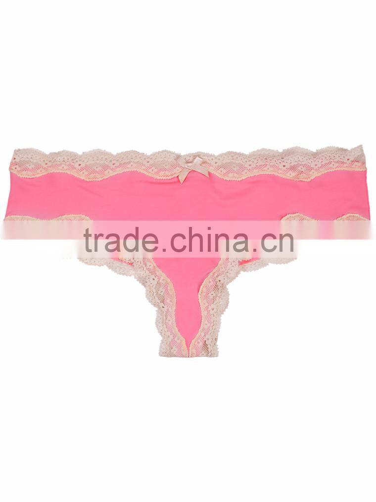 New style hot sell pink women sexy panties hipster