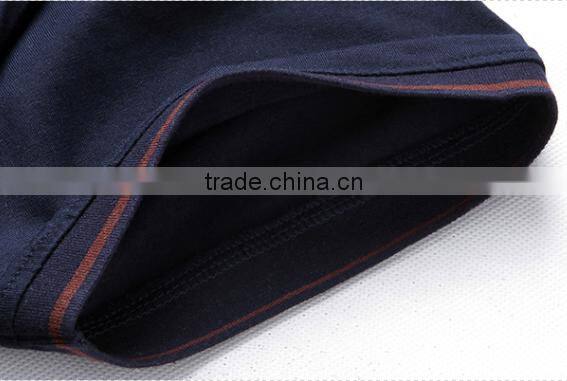 2016 hot sale custom 100% cotton polo shirt fabric for man