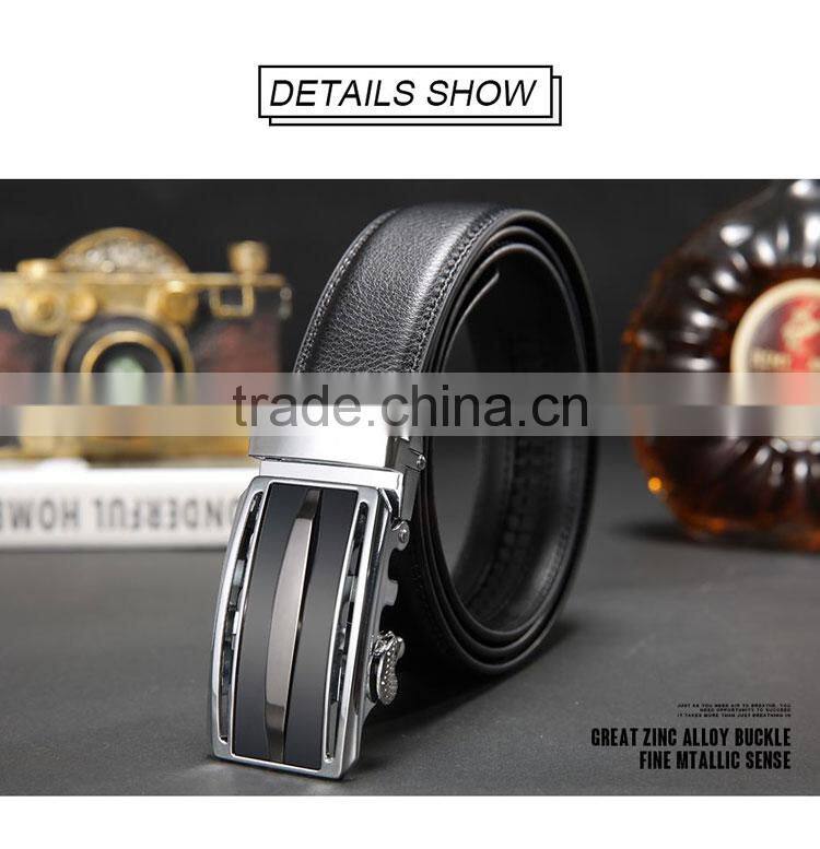 New Designer Automatic Mens Leather Belt High Quality Luxury Cow Leather Men Belts 3.5CM