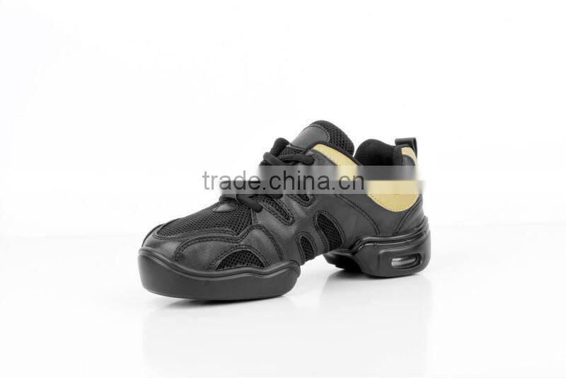 2013 Leather and Mesh High Quality Jazz Dance Sneaker