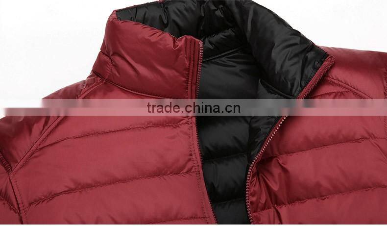 2016 men's warm winter customized down jacket