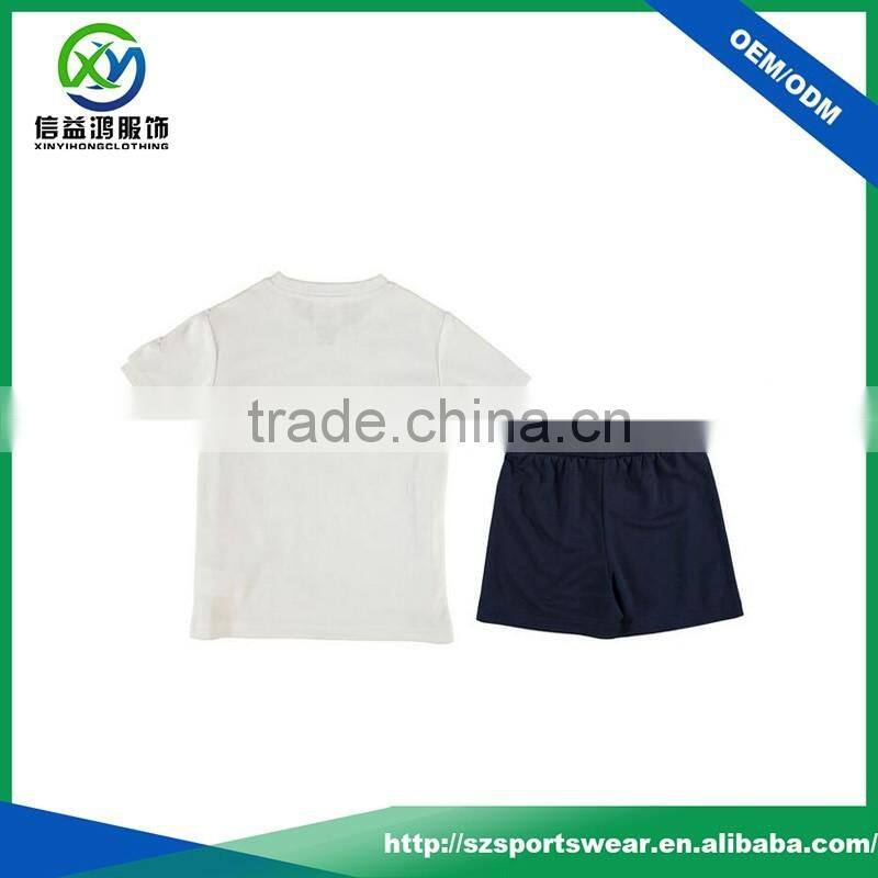 Sets Of Kids Comfortable Sport Wear, Performance Polyester Soccer Jersey