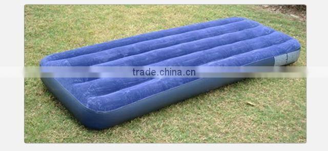INTEX Blue Flocking Air Bed Trumpet