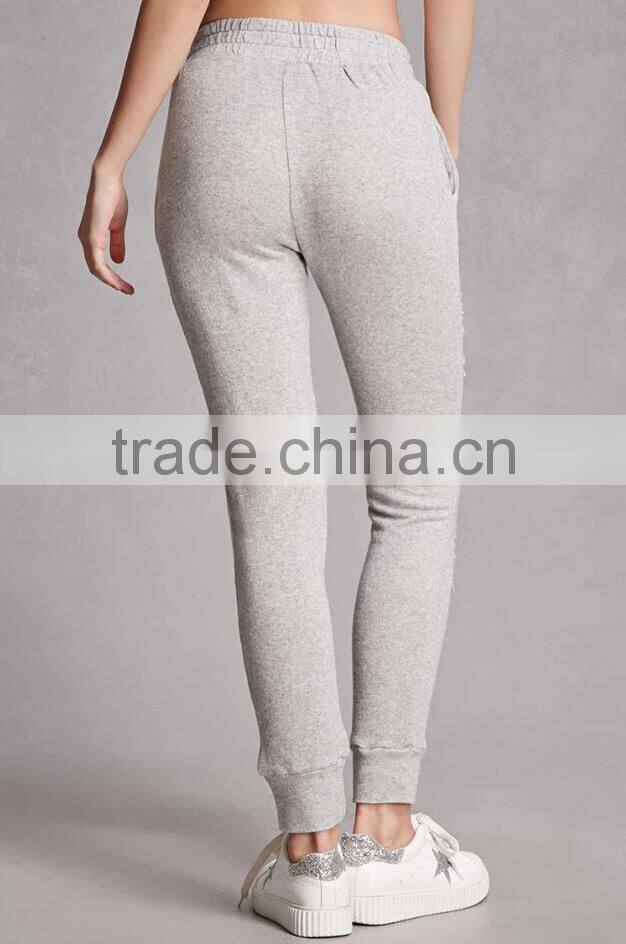 China Factory Good Quality Wholesale Summer Sex Laser Cut Cotton Outdoor Pants for Lady