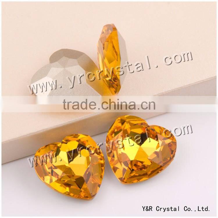 4827 Crystal Beads 28mm Heart Glass Gemstone